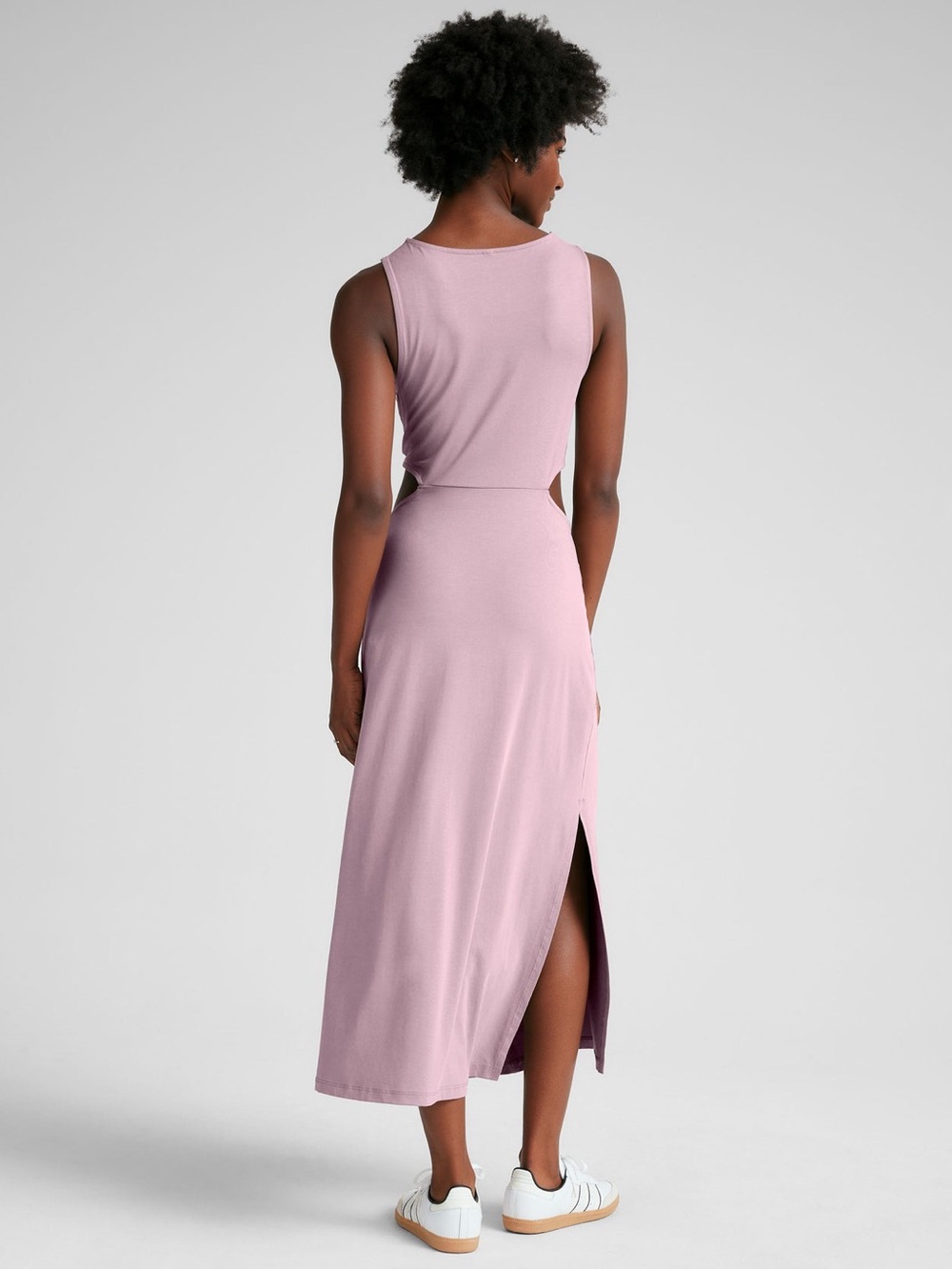 Beyond Yoga Around The World Midi Dress in Blush Bloom Medium - Picture 3 of 11